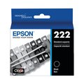 Epson T222 Claria Ink, 165 Page-Yield, Black T222120S